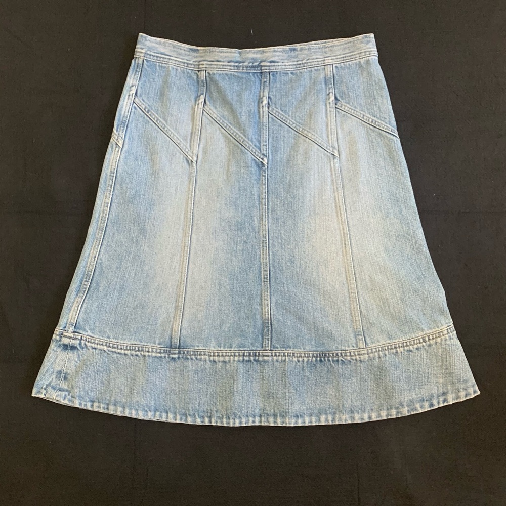 Marc Jacobs Blue Denim A-Line Skirt Size 8 - Picture 2 of 5